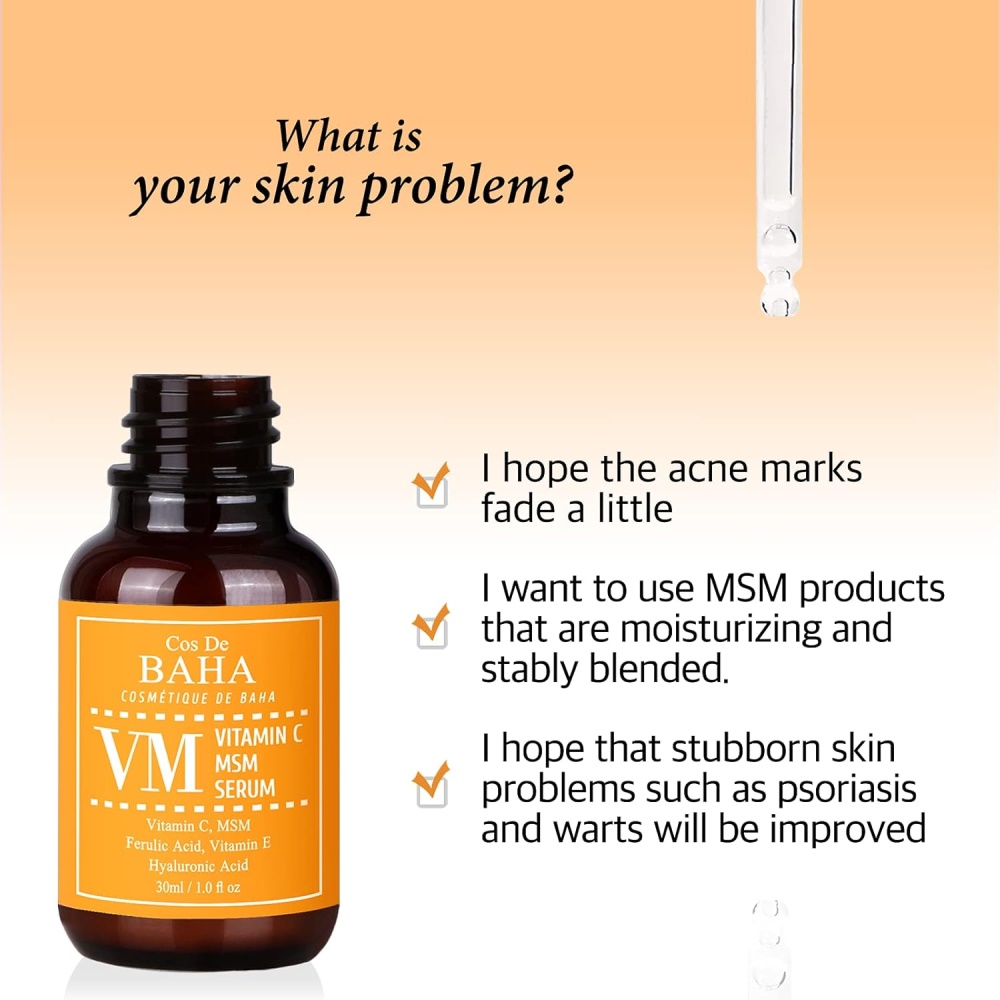 Cos De Baha (VM) Vitamin C Msm Serum 30ml - Image 3