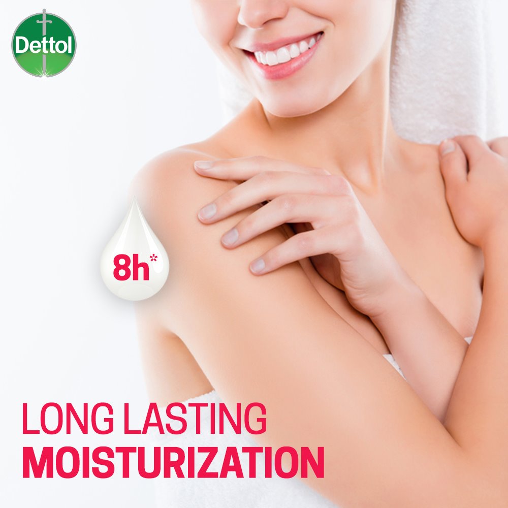 Dettol Body Wash Loofah Free Shower Gel Skincare Rose - Image 2